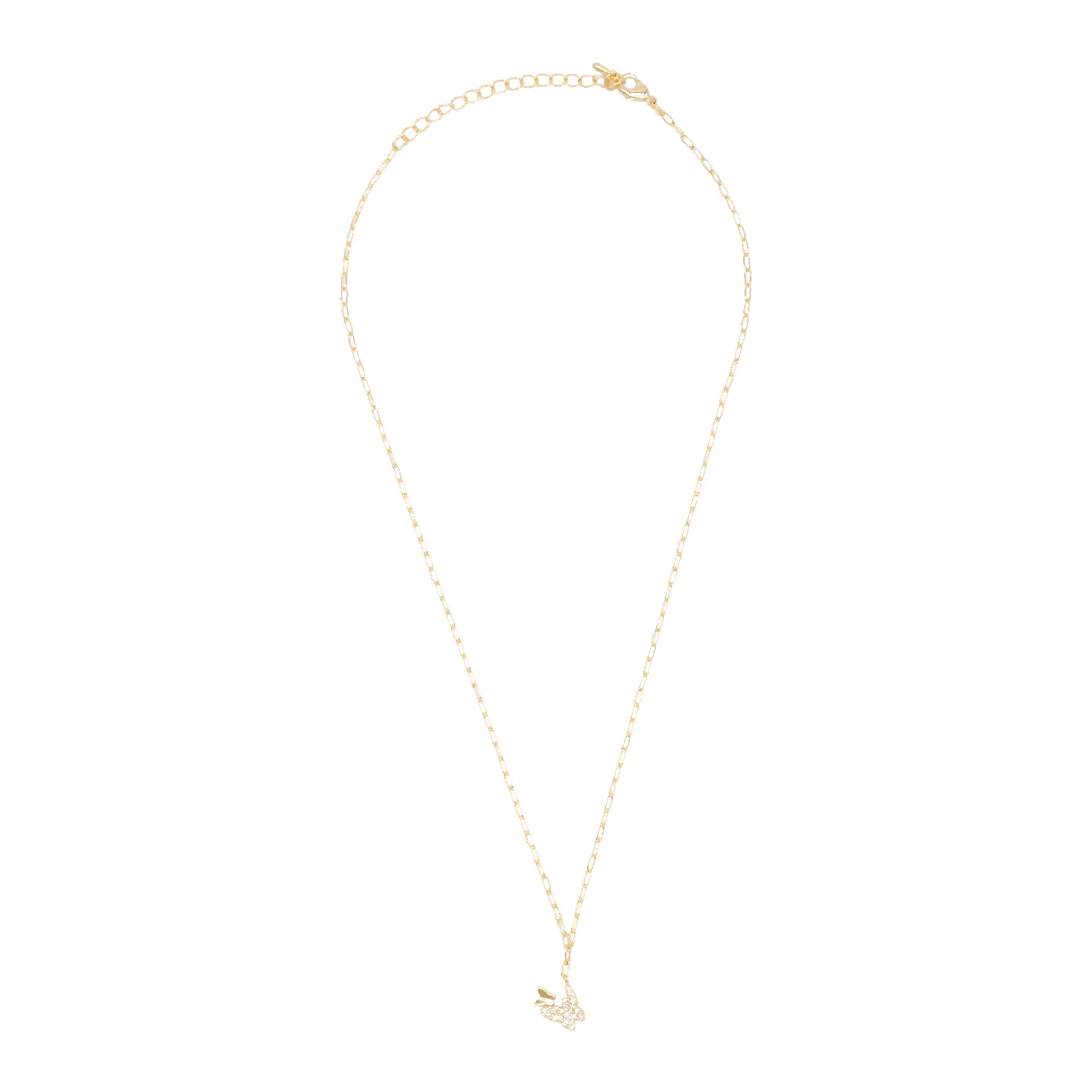 Fashion Jewelry Necklace - Gold Colored Chain - Image 2