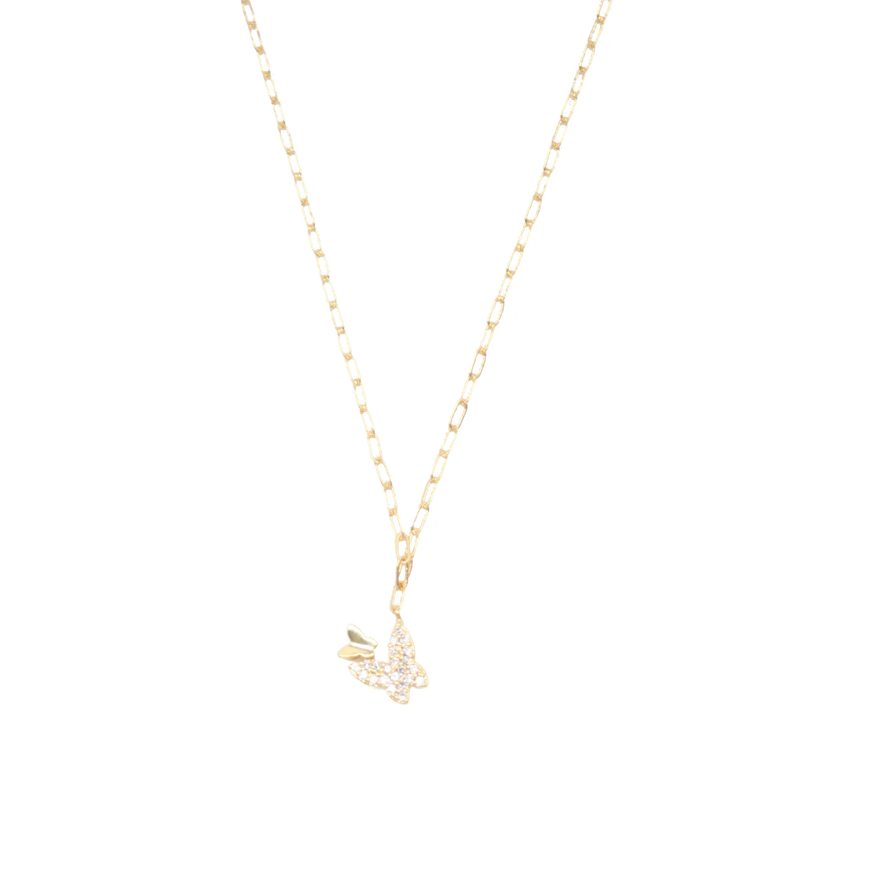 Fashion Jewelry Necklace - Gold Colored Chain - Image 3