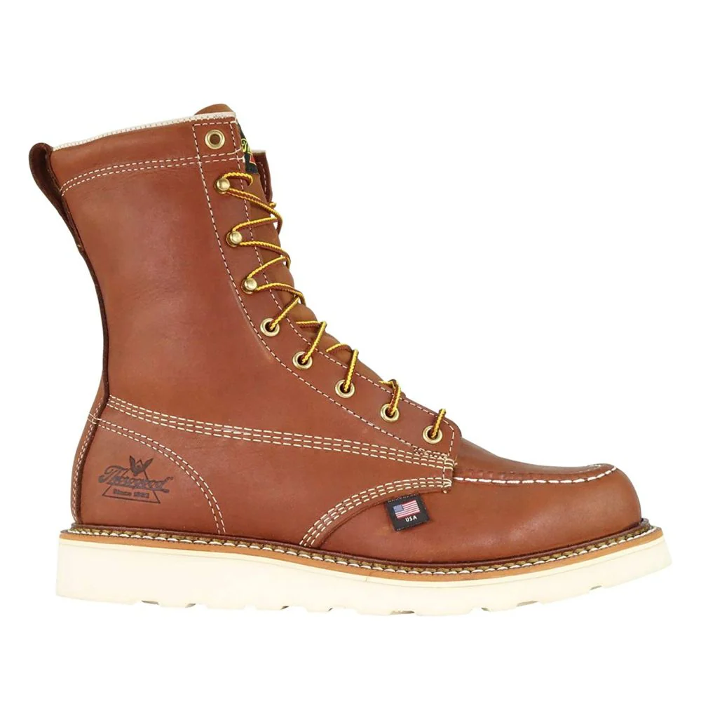 Thorogood 8" Waterproof/Insulated Plain Toe Wedge Non Safety (814-4009)