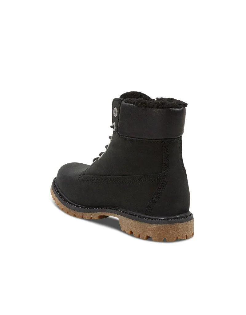 Timberland Women's Premium 6" Warm Fleece Black Nubuck (TB0A198I001) - Image 3